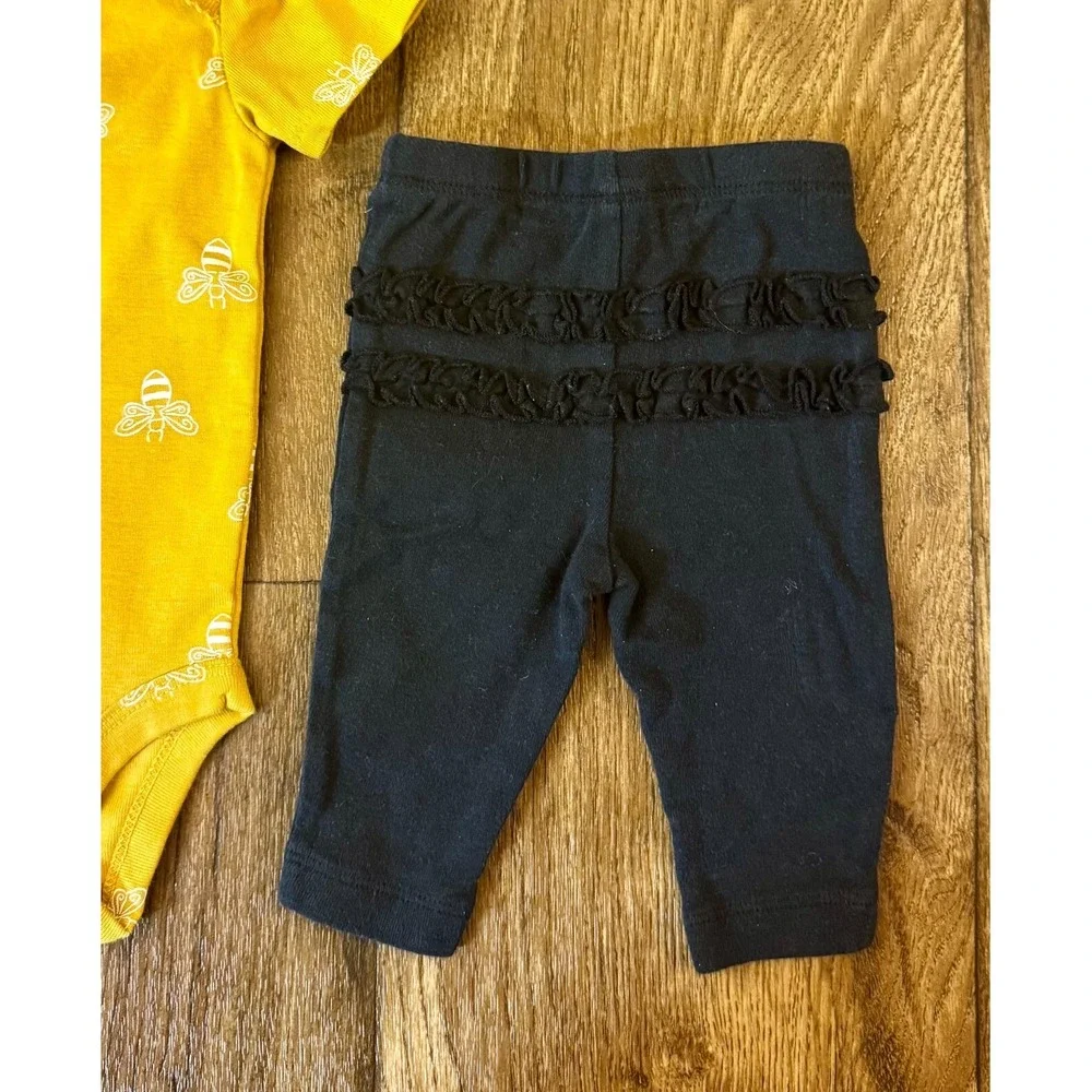 Carters Baby Girl 3 Months Outfits Ruffled Pants Jeans Shirts Spring Clothes Lot